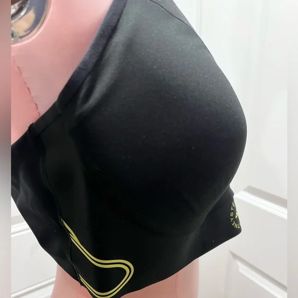 NWT ADIDAS by STELLA McCARTNEY TruePace Sports Bra High Support Black XLDD - Picture 6 of 16
